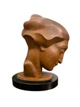 Bust of Woman - ceramics - Kříž - 1931 Bust of Woman - ceramics - Kříž - 1931