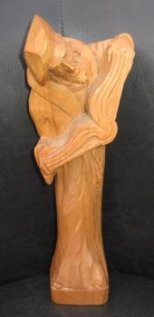 Woodcarving - solid wood - 1950