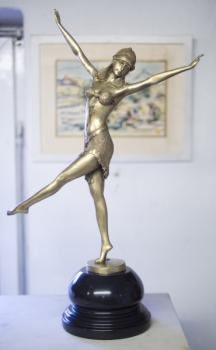 Dancer - bronze, marble - 1960