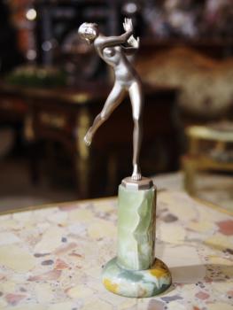Dancer - bronze, marble - Josef Kostial - 1900