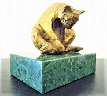 Sculpture - bronze, marble - J.Procházková - 1975