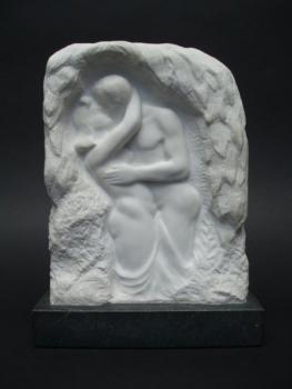 Lovers - marble, granite - Julius Pelikán (1887 - 1969) - 1920