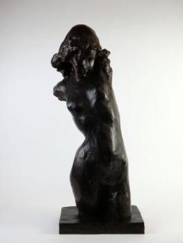 Nude Figure - patinated bronze - Blanka Voldřichová - 1980