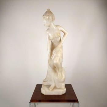 Nude Figure - alabaster - 1960
